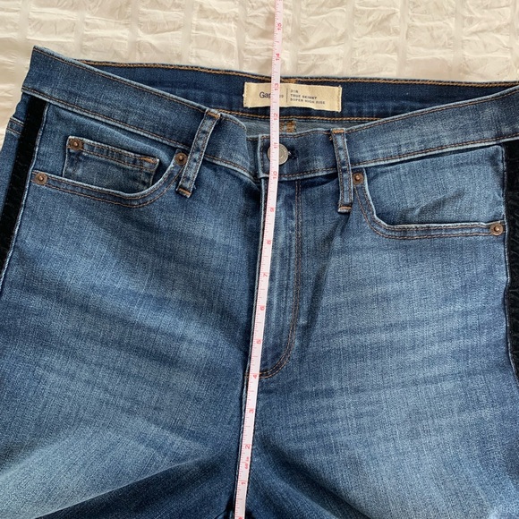 GAP True Skinny Super High Rise Jeans - Blue - Picture 10 of 16